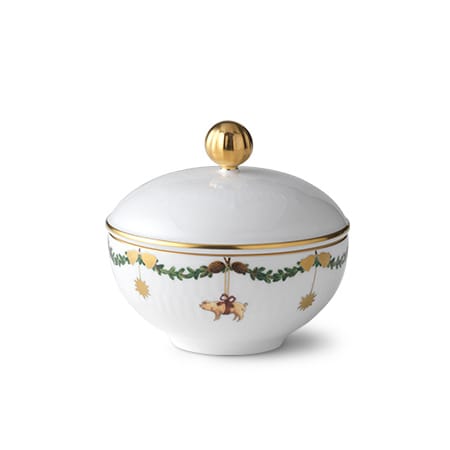 Star Fluted Christmas -kannellinen sokerikko - 15 cl - Royal Copenhagen