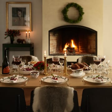 Star Fluted Christmas kastikekulho ja aluslautanen - 43 cl - Royal Copenhagen
