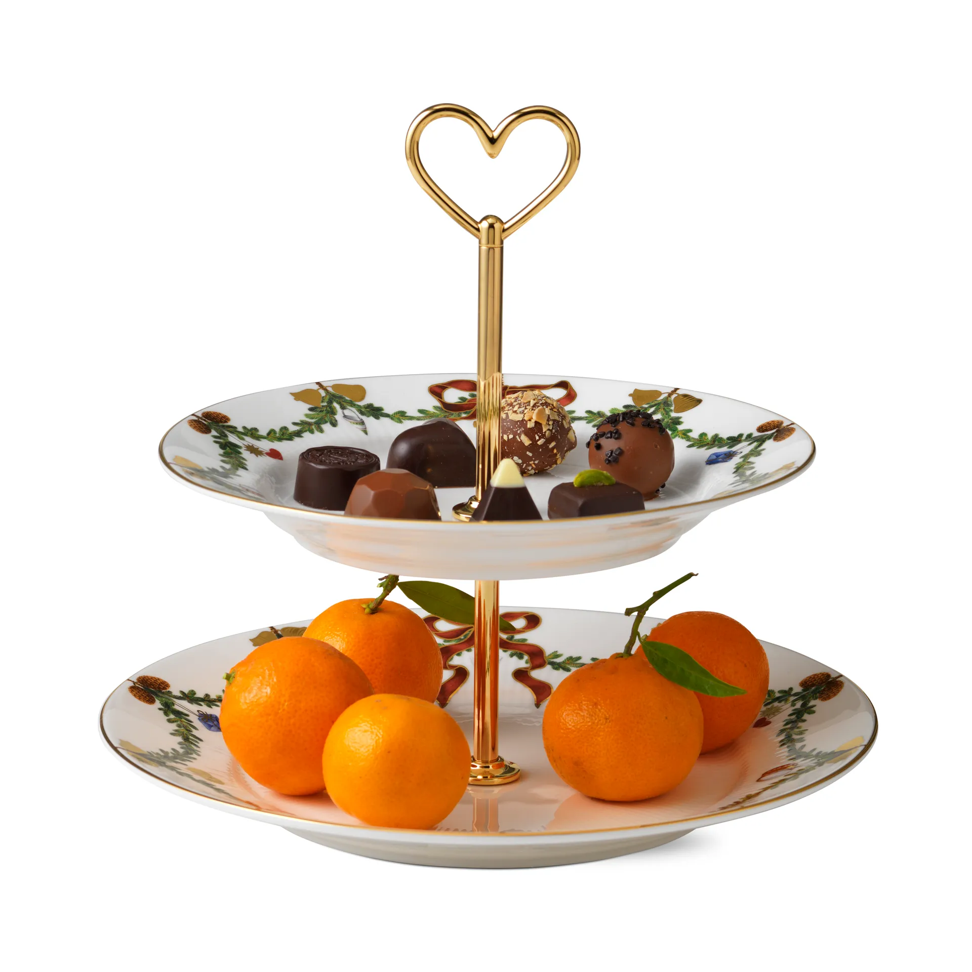 Star Fluted Christmas kerroslautanen, 23 cm Royal Copenhagen