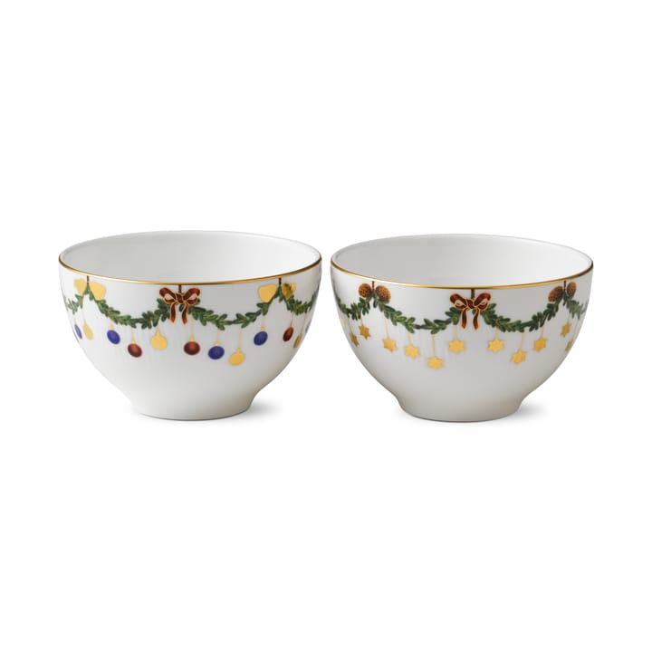 Star Fluted Christmas kulho 2 kpl, 30 cl Royal Copenhagen