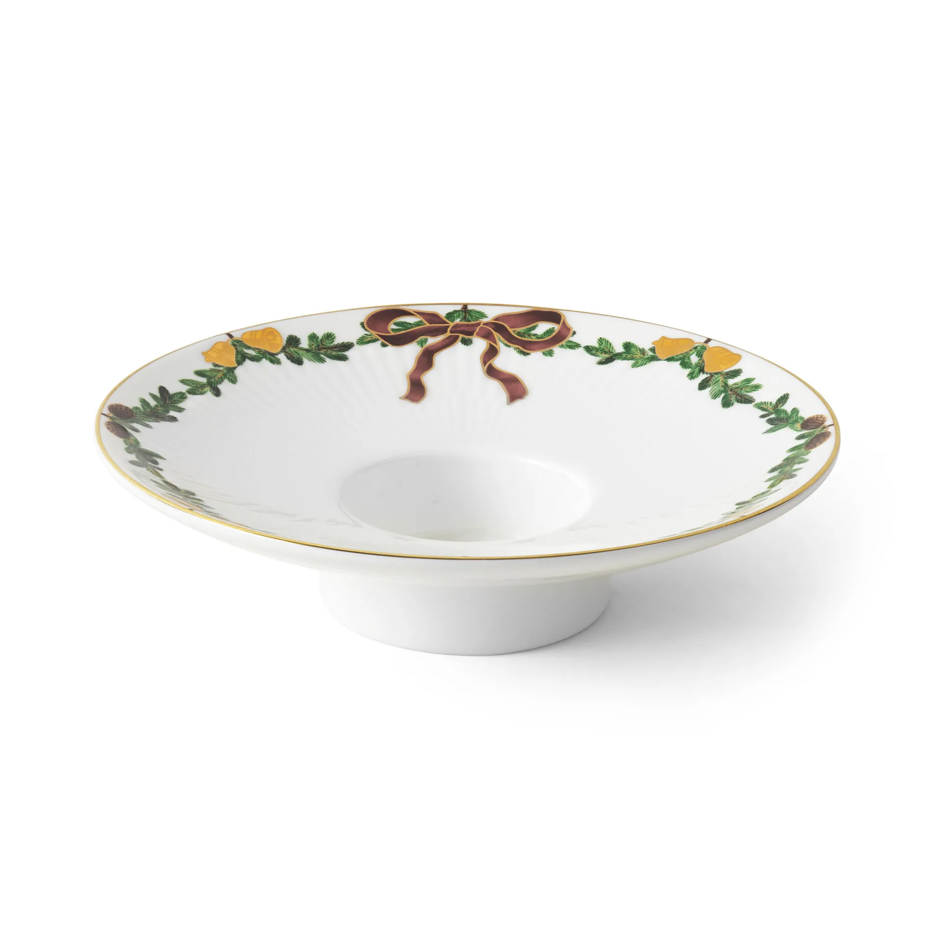 Star Fluted Christmas lämpökynttilänpidike Ø15,5 cm, Valkoinen Royal Copenhagen