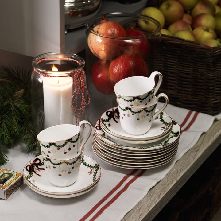 Star Fluted Christmas lautanen, Ø 19 cm Royal Copenhagen