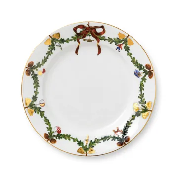 Star Fluted Christmas lautanen - Ø 22 cm - Royal Copenhagen