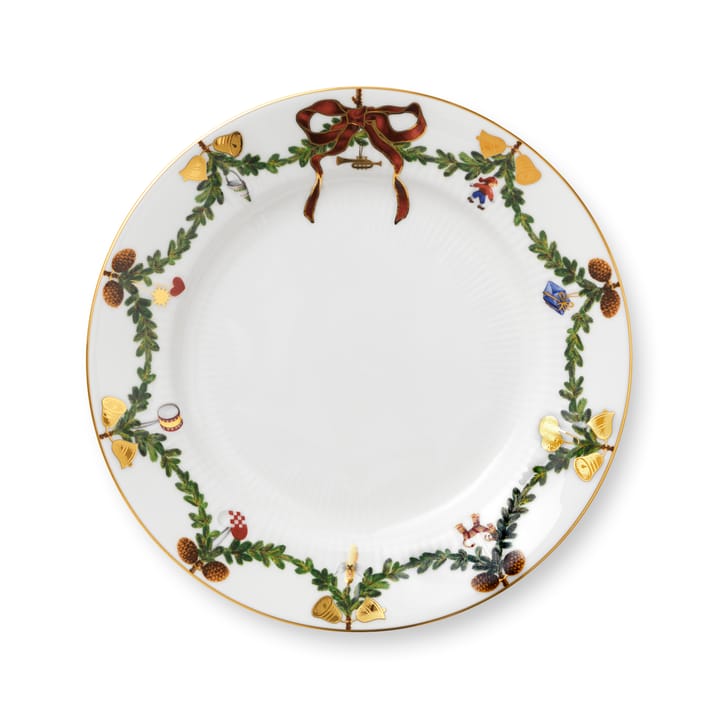 Star Fluted Christmas lautanen - Ø 22 cm - Royal Copenhagen