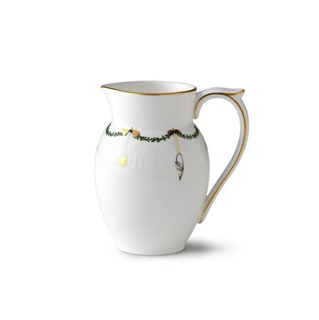 Star Fluted Christmas -maitokannu, 39 cl Royal Copenhagen
