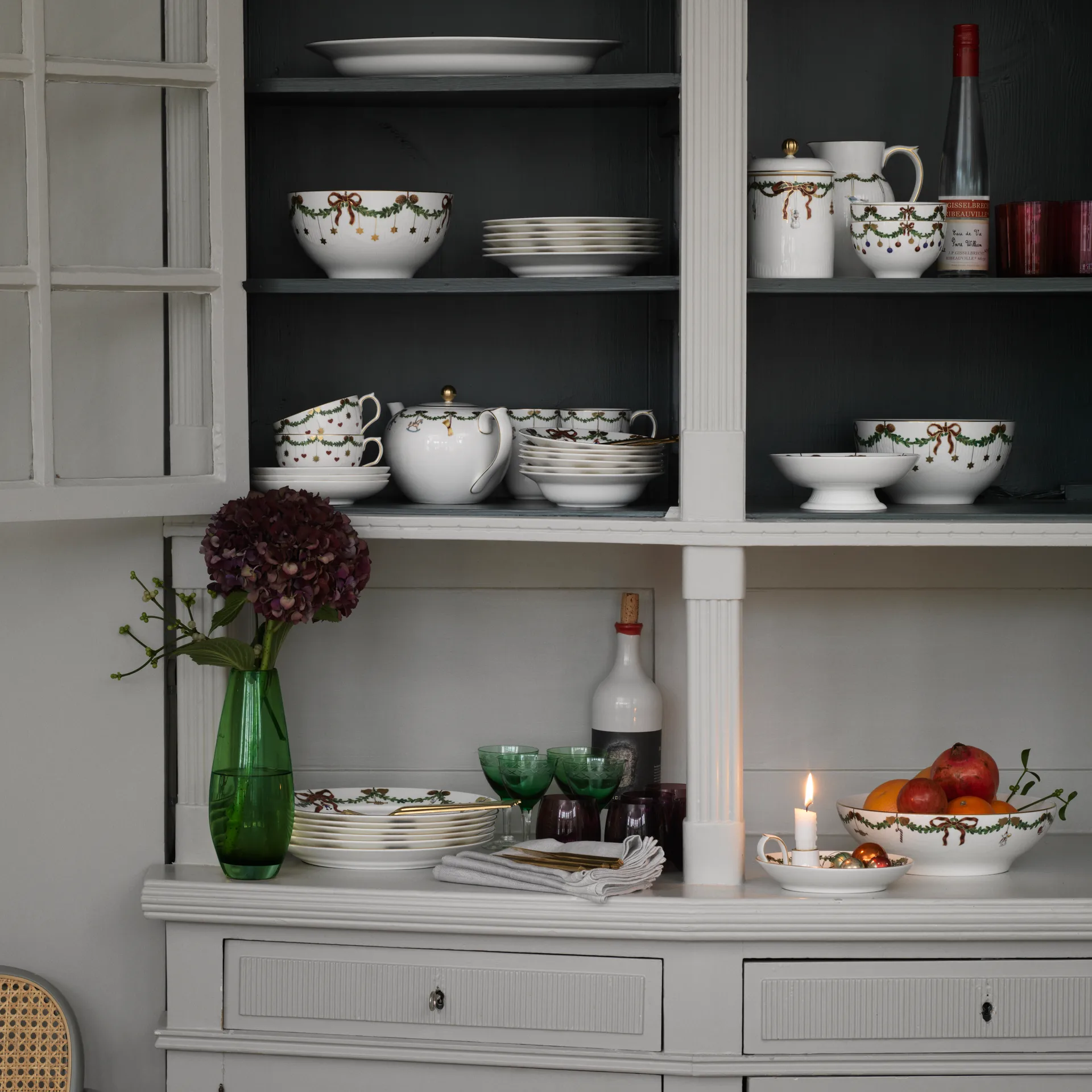 Star Fluted Christmas syvä lautanen, Ø 17 cm Royal Copenhagen