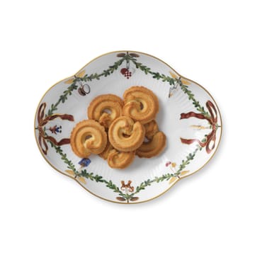 Star Fluted Christmas tarjoilulautanen - Ø 18 cm - Royal Copenhagen