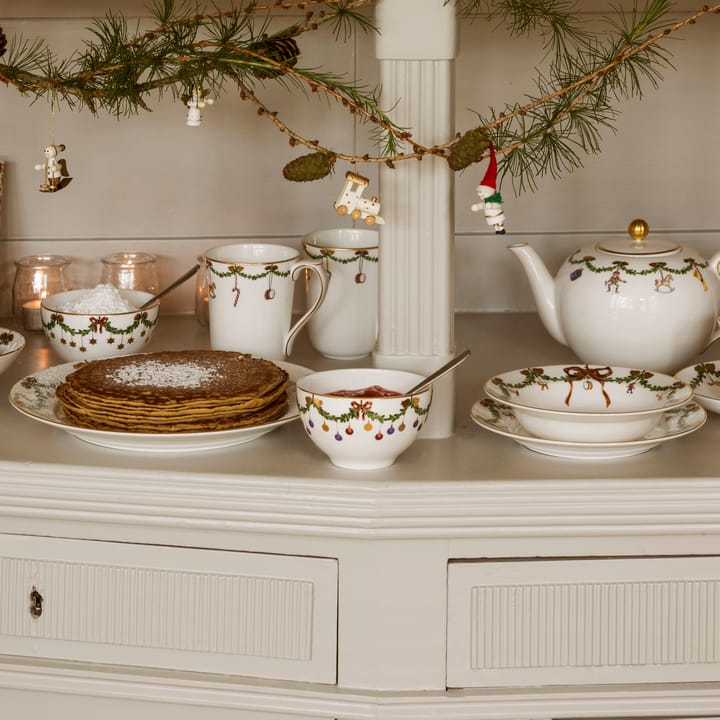 Star Fluted Christmas teekannu, 140 cl Royal Copenhagen
