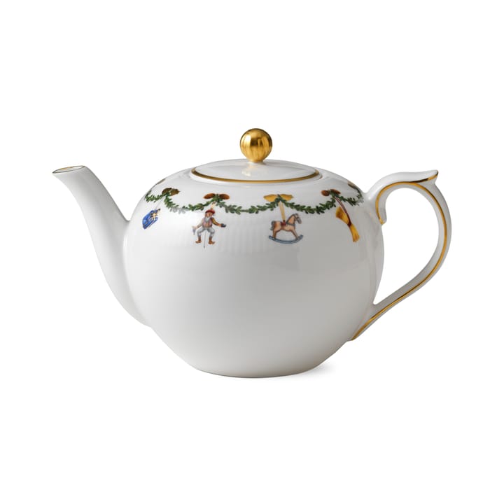 Star Fluted Christmas teekannu, 140 cl Royal Copenhagen
