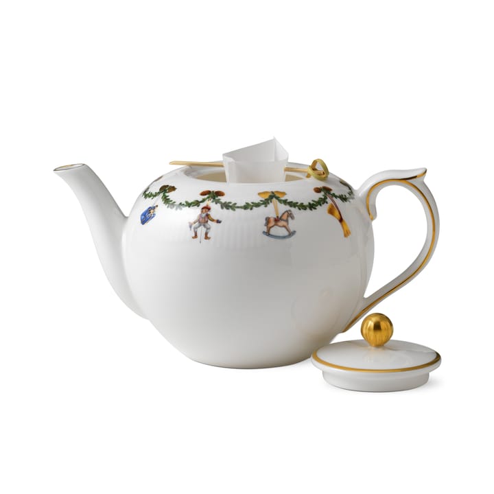 Star Fluted Christmas teekannu, 140 cl Royal Copenhagen