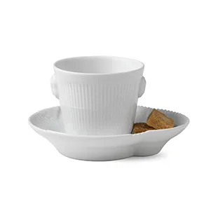 White Elements -espressokuppi - 10 cl - Royal Copenhagen