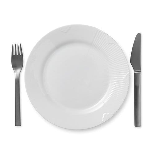 White Elements lautanen, Ø 22 cm Royal Copenhagen