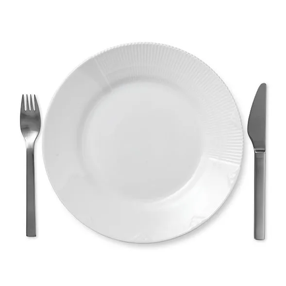 White Elements lautanen, Ø 26 cm Royal Copenhagen