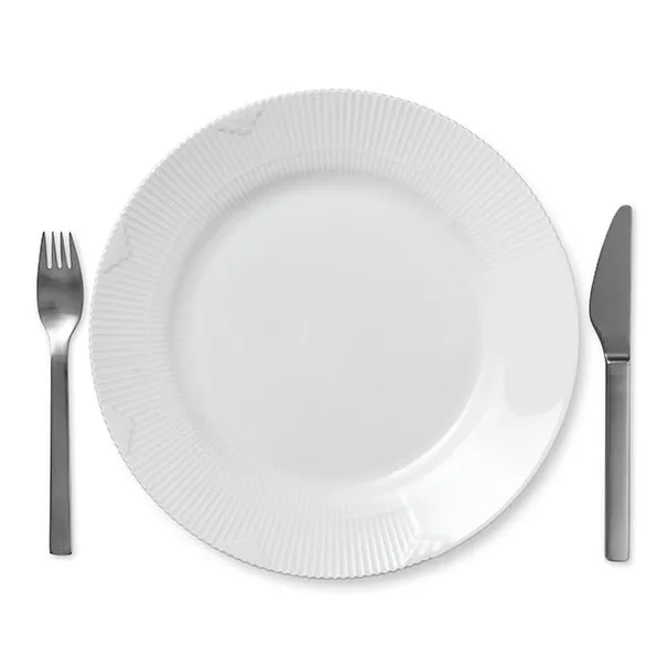 White Elements lautanen, Ø 28 cm Royal Copenhagen