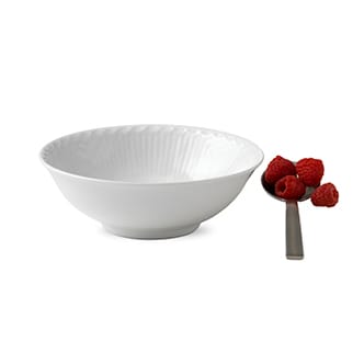 White Fluted Half Lace kulho, 35 cl Royal Copenhagen