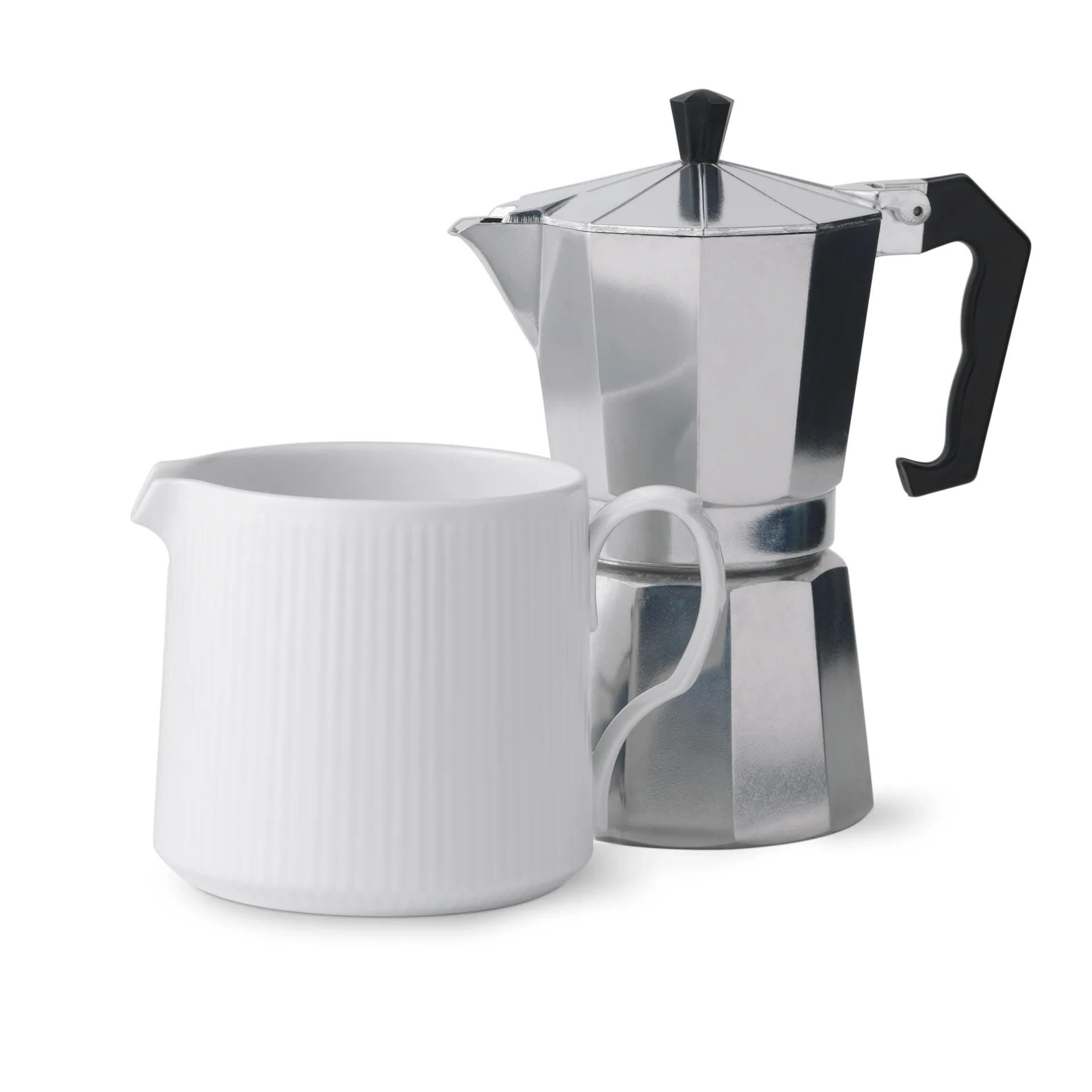 White Fluted Half Lace moderni kannu, 70 cl Royal Copenhagen