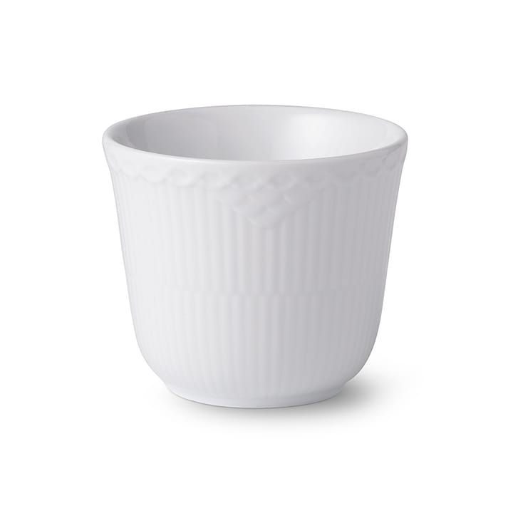 White Fluted Half Lace termosmuki - 26 cl - Royal Copenhagen