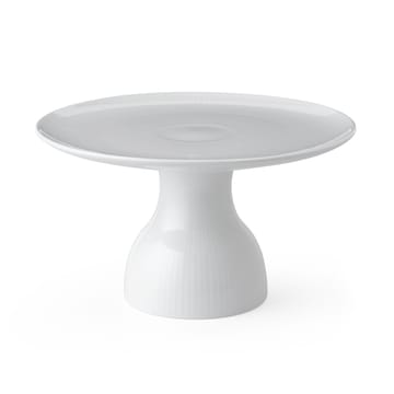 White Fluted jalallinen kakkuvati Ø 20 cm - Valkoinen - Royal Copenhagen