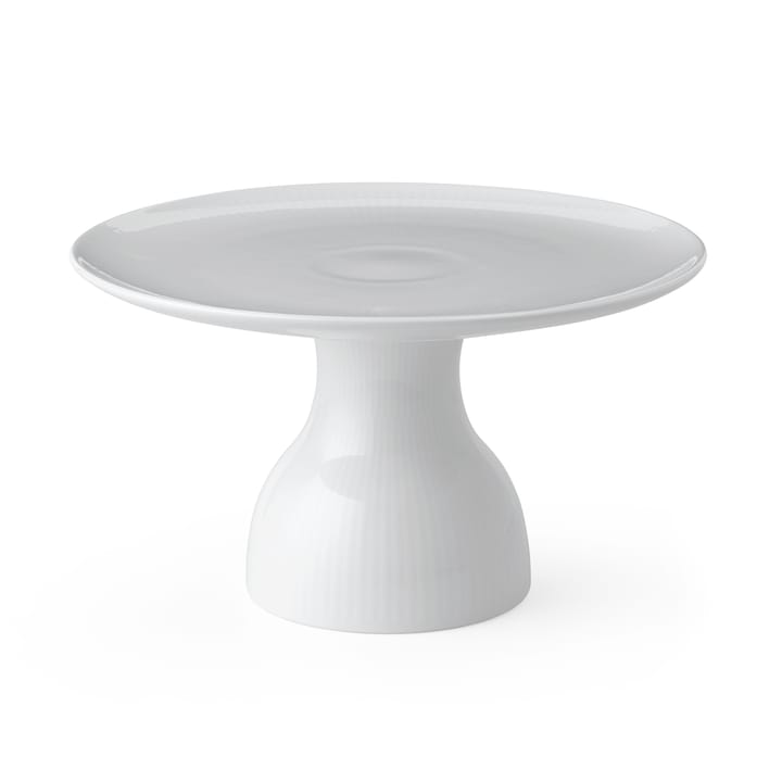 White Fluted jalallinen kakkuvati Ø 20 cm, Valkoinen Royal Copenhagen
