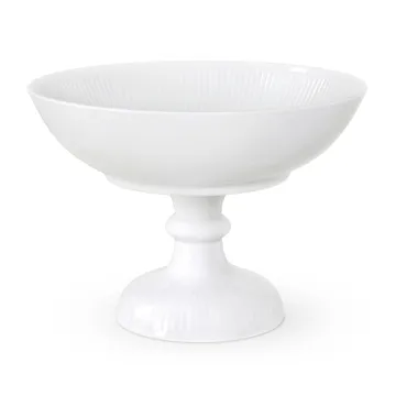 White Fluted jalallinen kulho - Ø21 cm - Royal Copenhagen