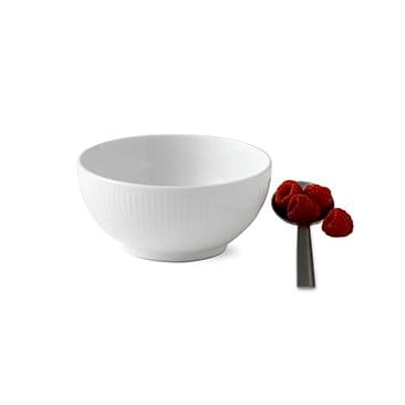 White Fluted -kulho, Ø 13 cm Royal Copenhagen