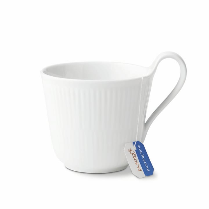 White Fluted kuppi korkea kahva, 33 cl Royal Copenhagen