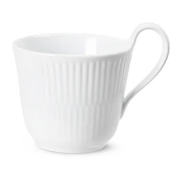 White Fluted muki korkealla kahvalla - 25 cl - Royal Copenhagen