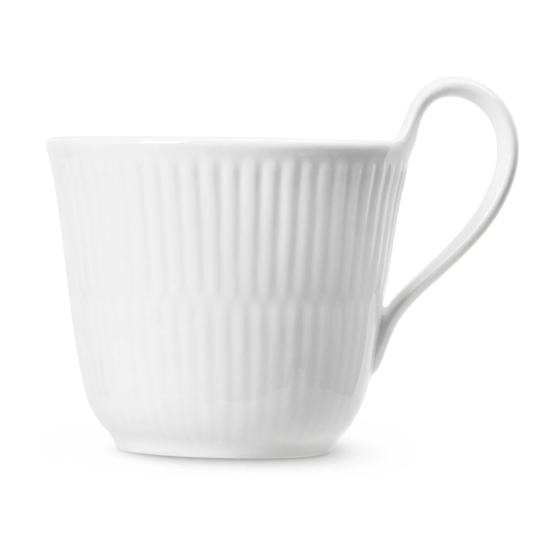 White Fluted muki korkealla kahvalla, 25 cl Royal Copenhagen