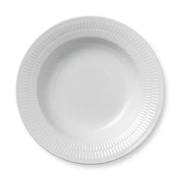 White Fluted reunallinen pastalautanen - Ø 21 cm - Royal Copenhagen