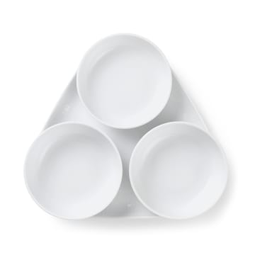 White Fluted tarjoilusetti 4 osaa - Valkoinen - Royal Copenhagen