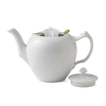 White Fluted teekannu - 100 cl - Royal Copenhagen