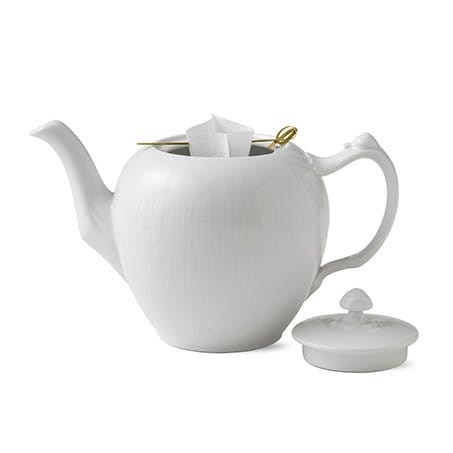 White Fluted teekannu, 100 cl Royal Copenhagen