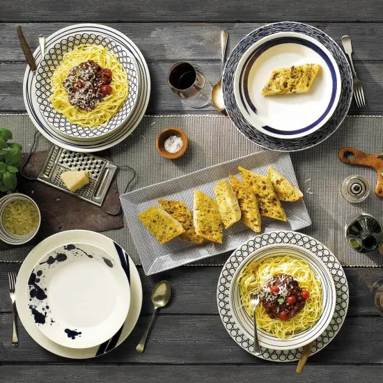 Pacific lautanen sininen, 6 osaa, 28 cm Royal Doulton