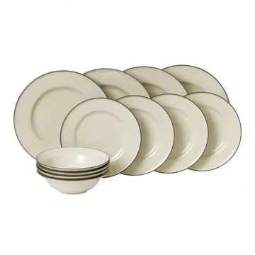 Union Street setti, 12 osaa - cream - Royal Doulton
