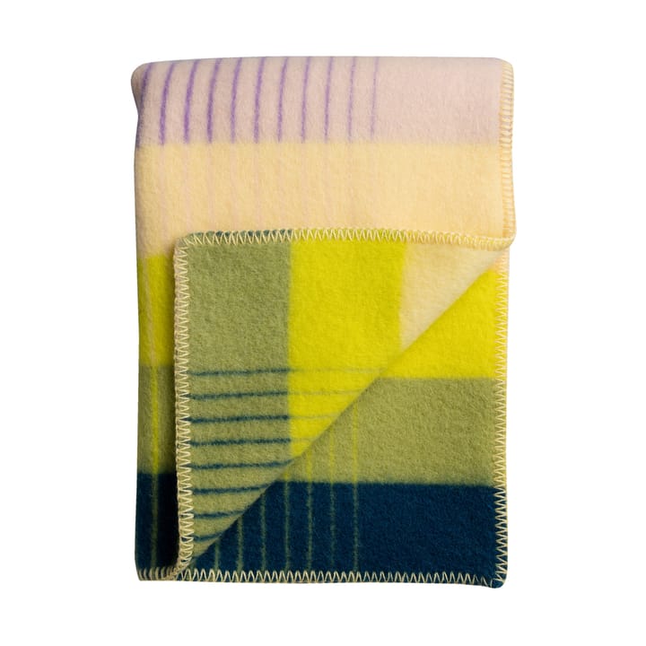 Åsmund gradient viltti 135x200 cm, Yellow-blue Røros Tweed