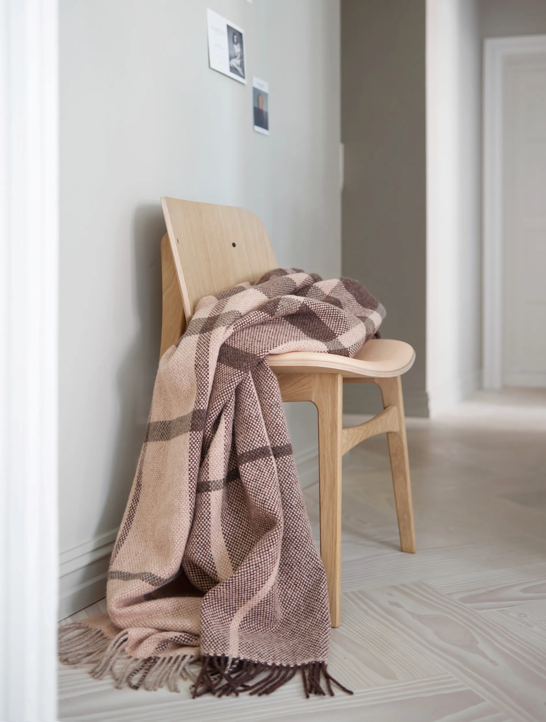 Filos peitto 145x220 cm, Brown Røros Tweed