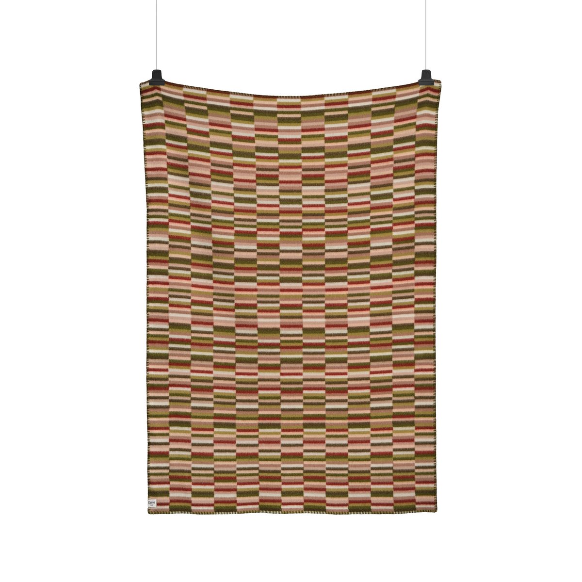 Rros Tweed Ida viltti 135x200 cm Olive burgundy | Skandinaavinen Sisustus | Villahuovat & Villaviltit | Monivärinen