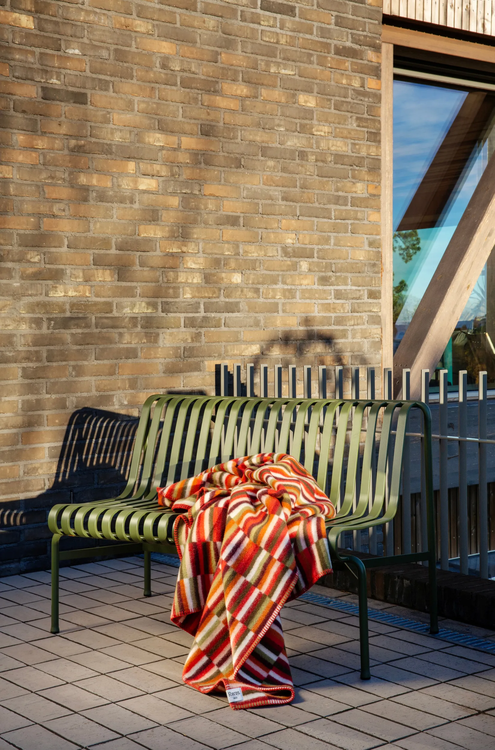 Ida viltti 135x200 cm, Red shades Røros Tweed