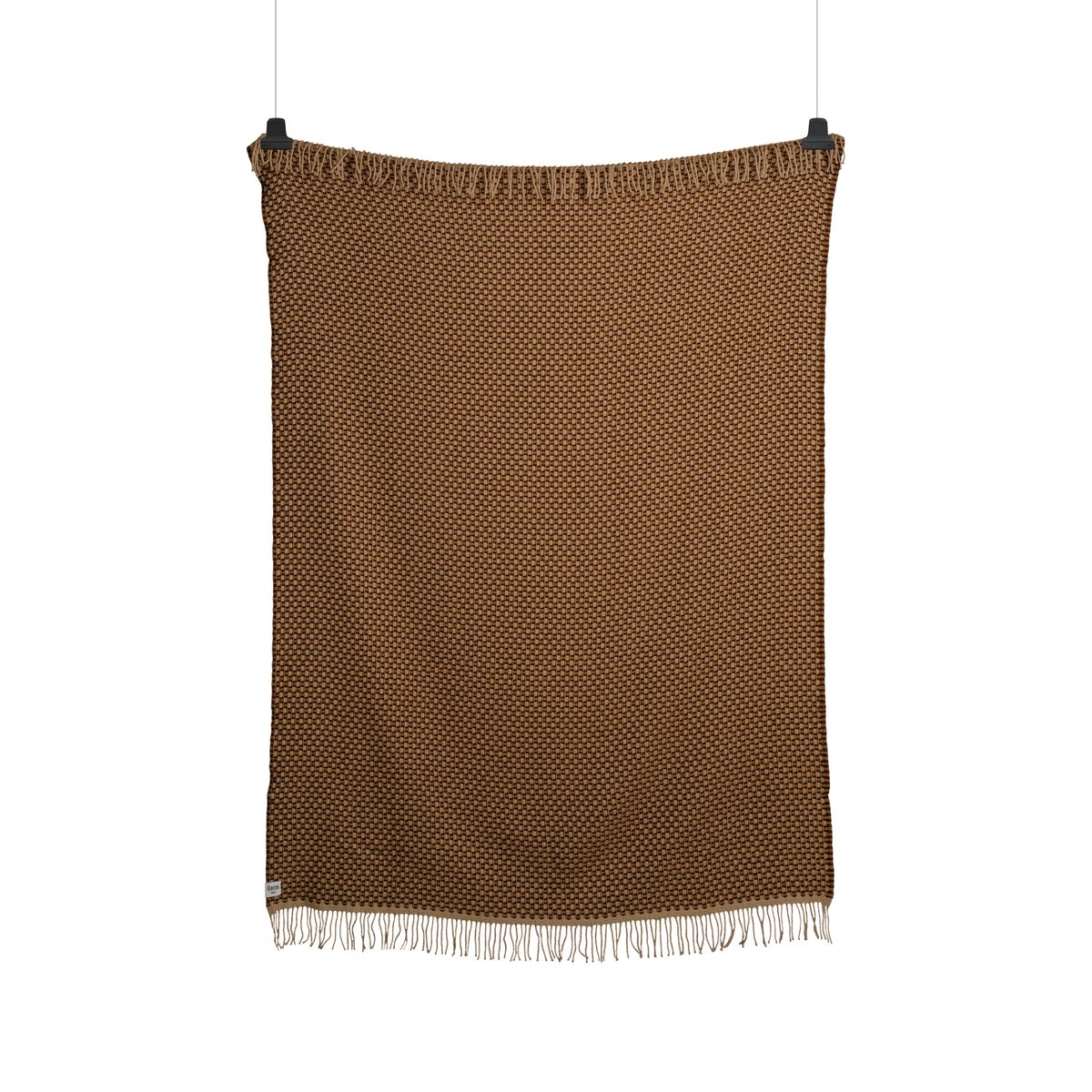 Rros Tweed Isak peitto 150x210 cm Chestnut | Skandinaavinen Sisustus | Villahuovat & Villaviltit | Ruskea