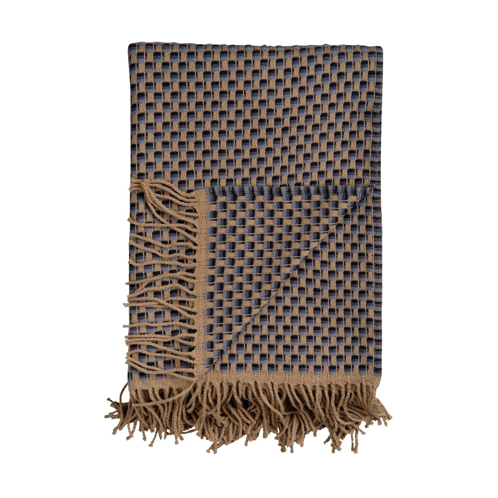 Isak peitto 150x210 cm, Far away blue Røros Tweed