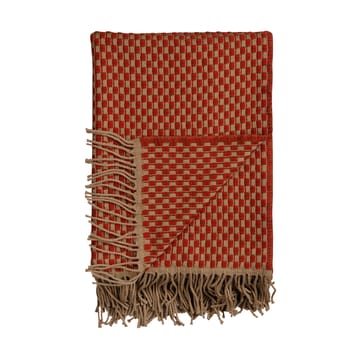 Isak peitto 150x210 cm - Red sumac - Røros Tweed