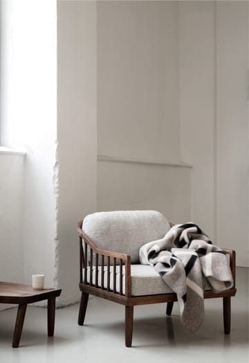 Knut viltti 135x200 cm - Dove grey - Røros Tweed