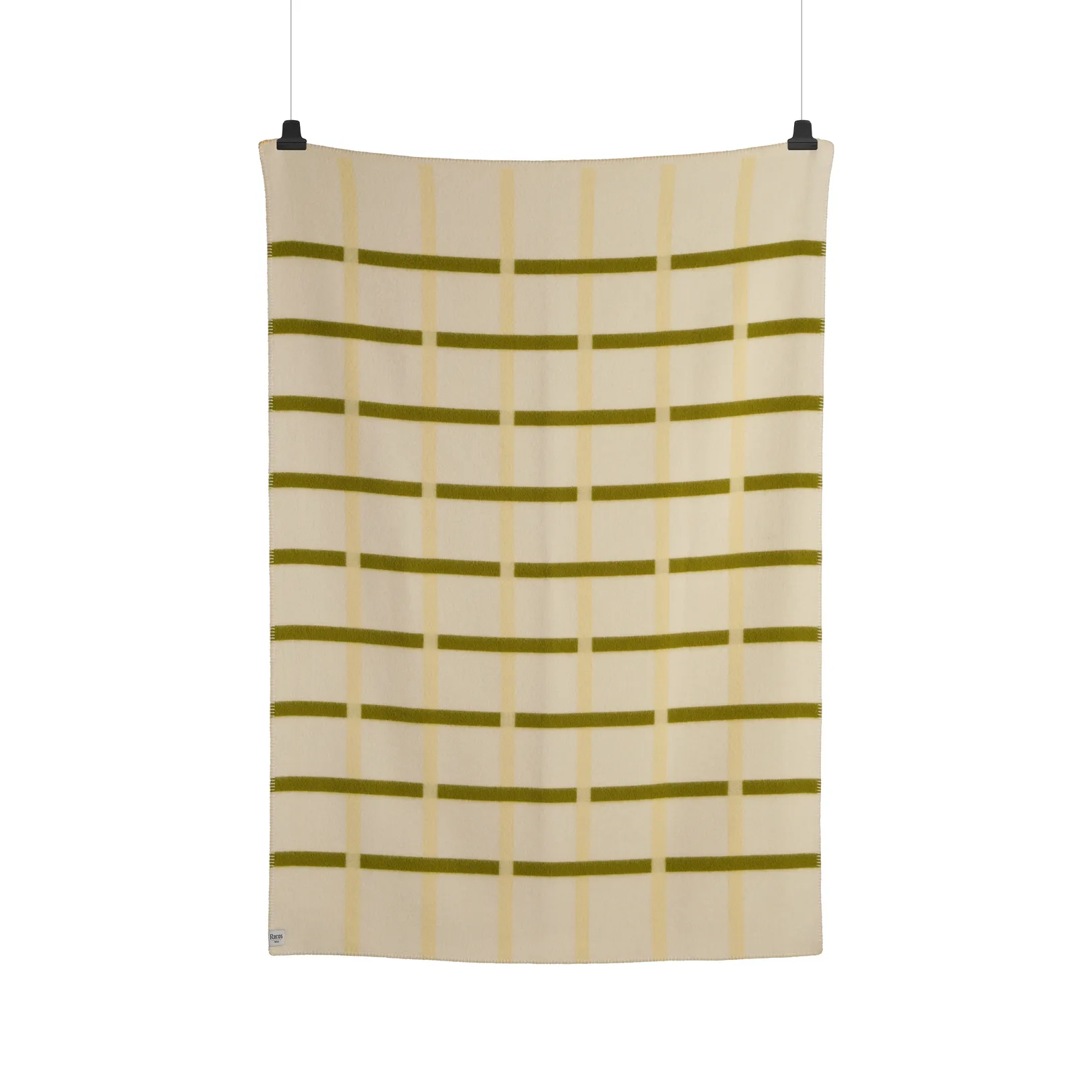 Knut viltti 135x200 cm, Lime Røros Tweed