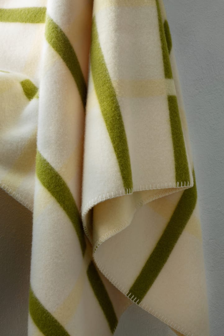 Knut viltti 135x200 cm, Lime Røros Tweed