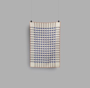 Kvam viltti 135x200 cm - Blue - Røros Tweed