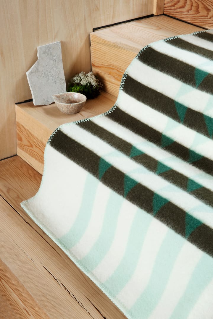 Kvam viltti 135x200 cm, Green Røros Tweed