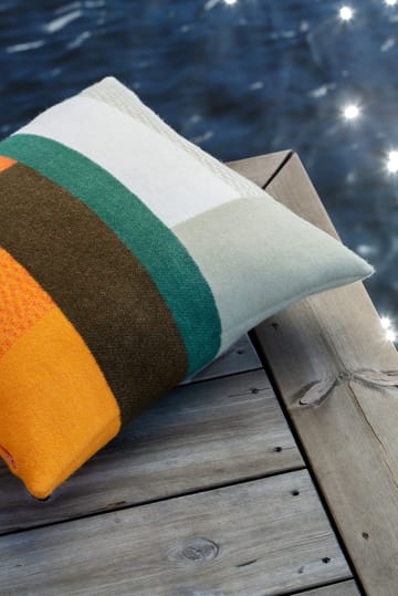Mikkel tyyny 50x50 cm - Orange - Røros Tweed