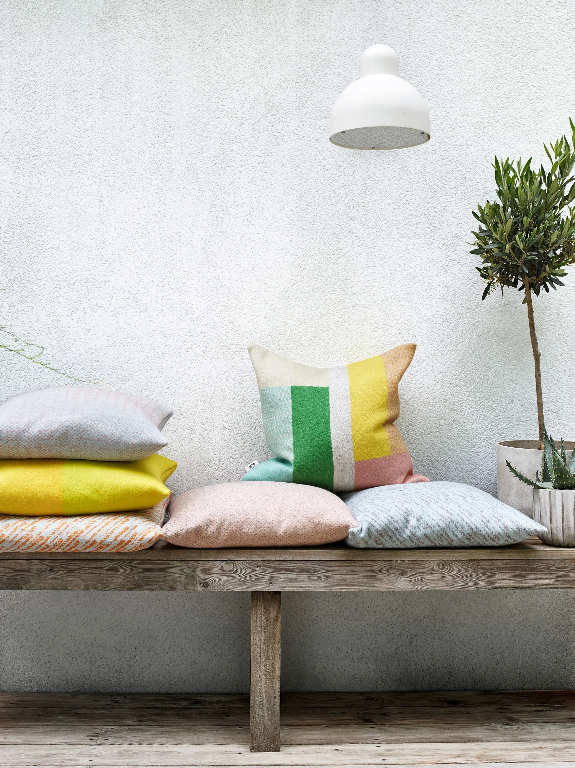 Mikkel tyyny 50x50 cm, Pastel Røros Tweed