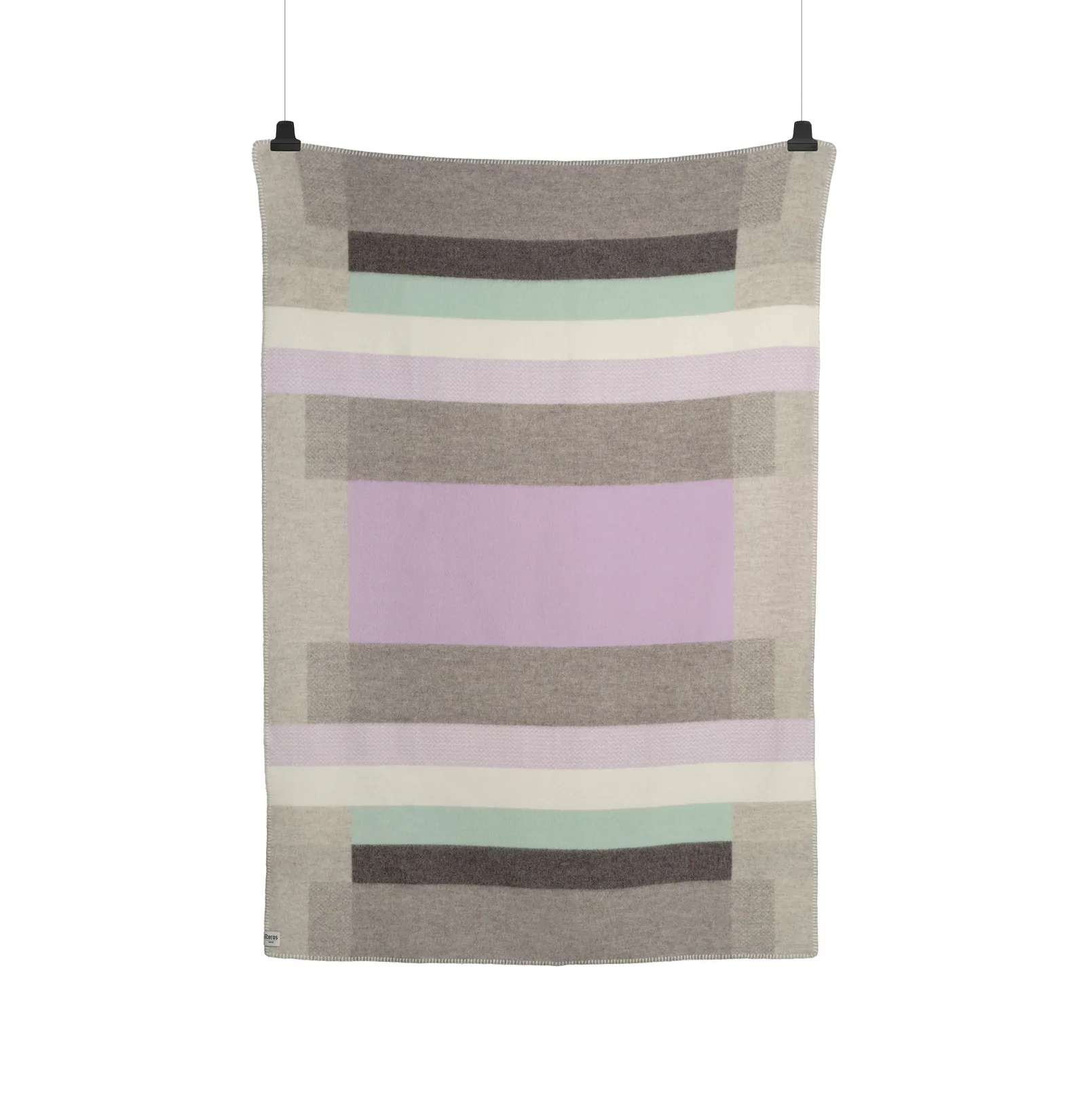 Mikkel viltti 135x200 cm, Grey Røros Tweed