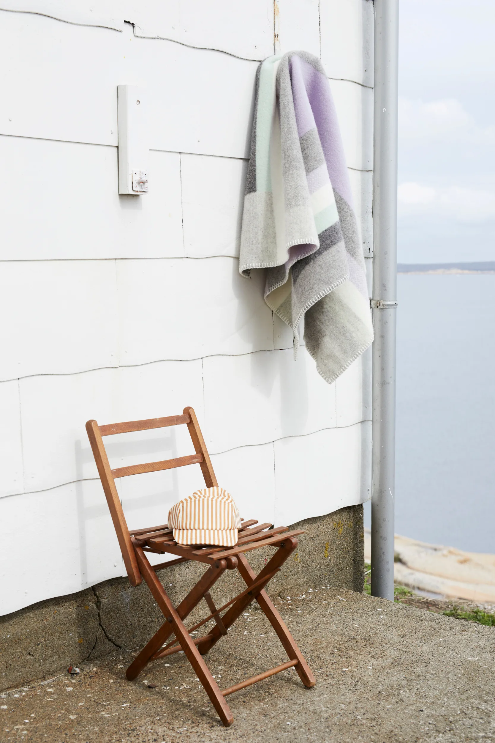 Mikkel viltti 135x200 cm, Grey Røros Tweed